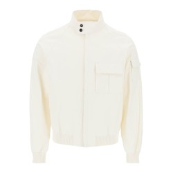 linen coated blouson