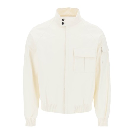 linen coated blouson