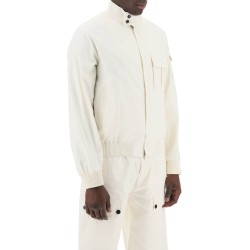 linen coated blouson