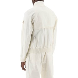 linen coated blouson