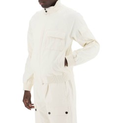 linen coated blouson