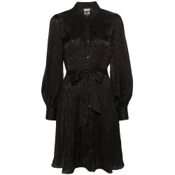 L/s pleated shirts dress