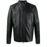 Leather racer jacket