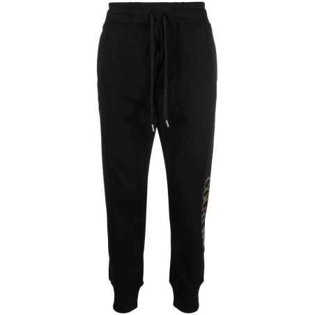 Logo thick foil trousers