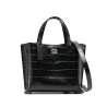 Embossed croc willow tote 24