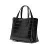 Embossed croc willow tote 24