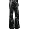 Faux leather pants