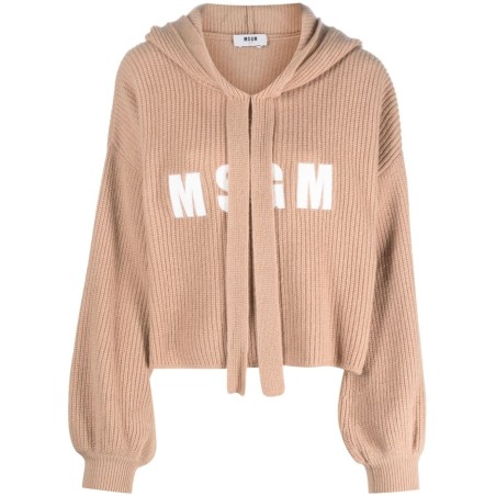 Knit hoodie