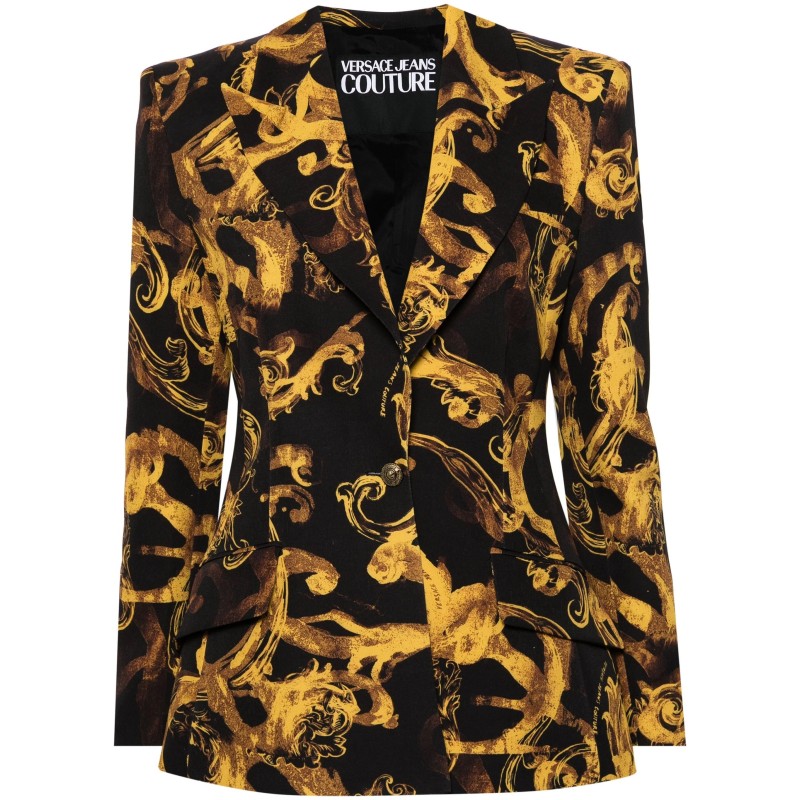 Barocco-print blazer