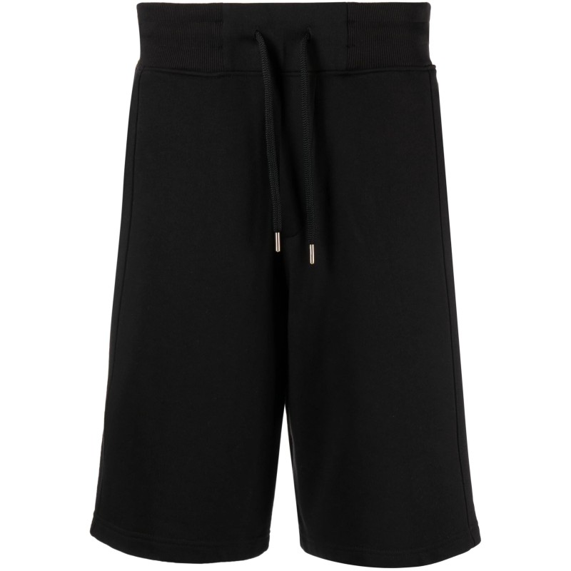 Logo cotton track shorts