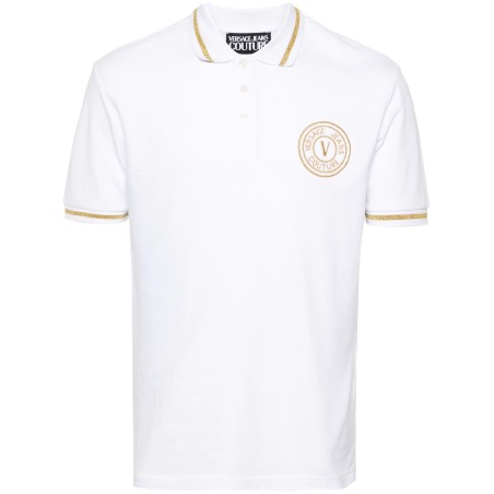 Logo-embroidered polo shirt