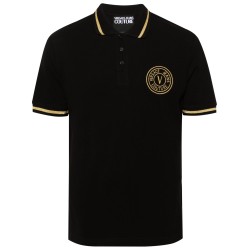 Logo-embroidered polo shirt