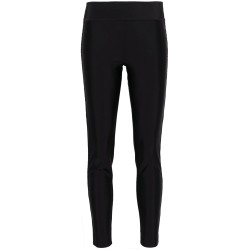 Logo-tape cropped leggings