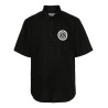 V-emblem cotton shirt