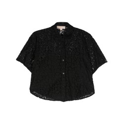 Lace crop shirt