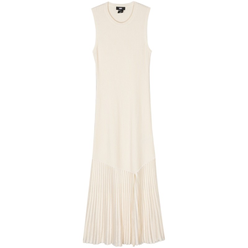 S/l ribbed knit maxi dress