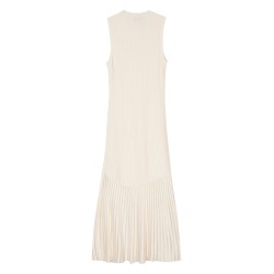 S/l ribbed knit maxi dress