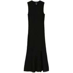 S/l ribbed knit maxi dress