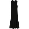 S/l ribbed knit maxi dress