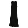 S/l ribbed knit maxi dress