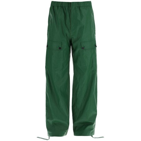 linen coated pants for men