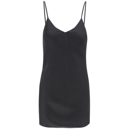 bias-cut crêpe satin slip dress