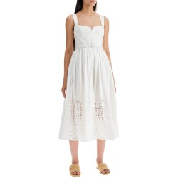 sangallo lace midi dress