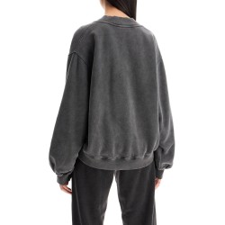 'oversized v-neck sweatshirt