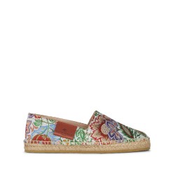 Espadrillas jacquard fiori