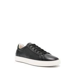 Low-top leather sneakers