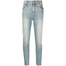 Mid-rise skinny jeans