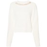 Ogo-plaque cotton sweater