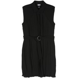 S/s pleated slip dress