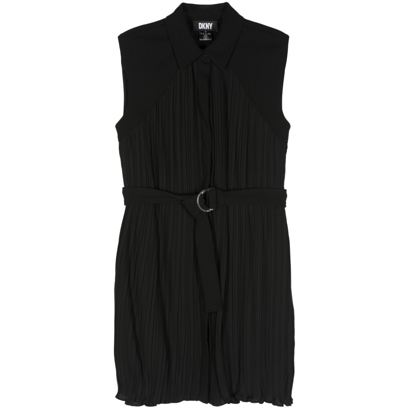 S/s pleated slip dress