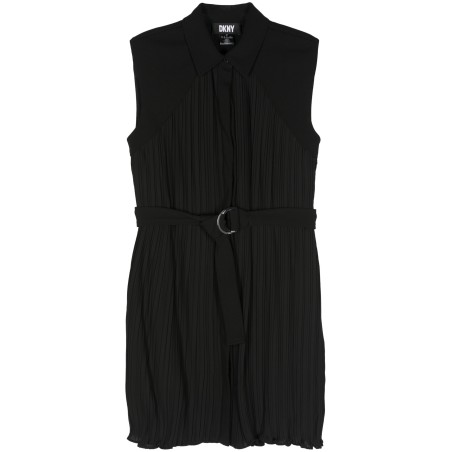 S/s pleated slip dress