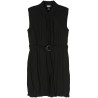 S/s pleated slip dress