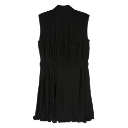 S/s pleated slip dress