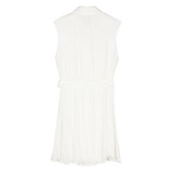 S/s pleated slip dress