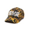 Watercolor logo-print cap