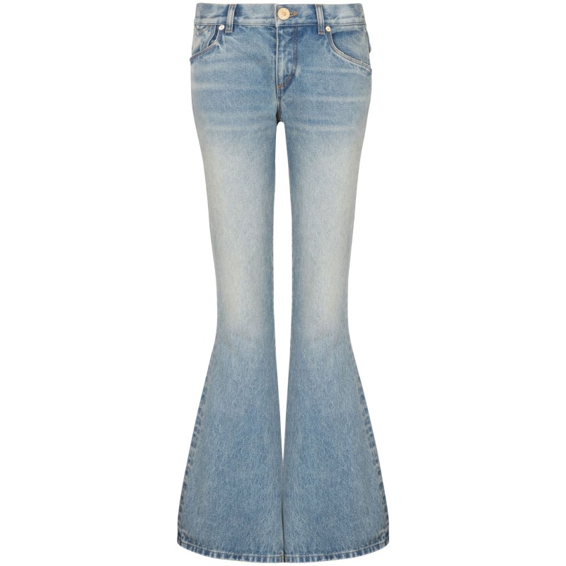 Western low-rise bootcut jeans