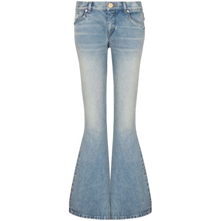 Western low-rise bootcut jeans