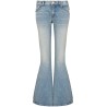 Western low-rise bootcut jeans