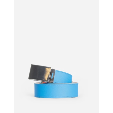 super fluo leather belt