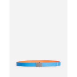 super fluo leather belt