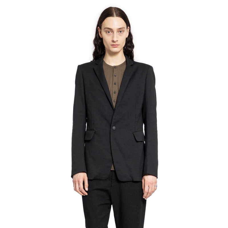 stretch cotton wool blazer