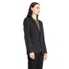 stretch cotton wool blazer