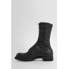 black smooth horse front zip boots