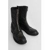 black smooth horse front zip boots