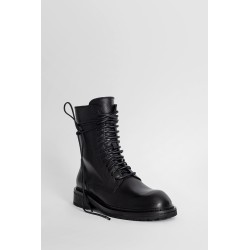 laced up combat boots