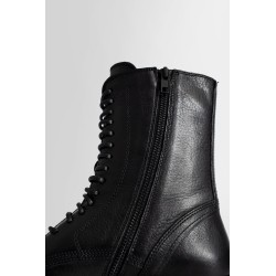 laced up combat boots